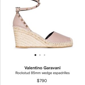 Valentino Garavani Rockstud wedge